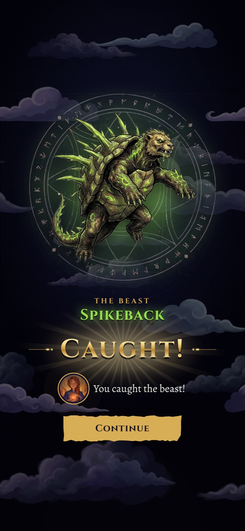 Spikeback caught
